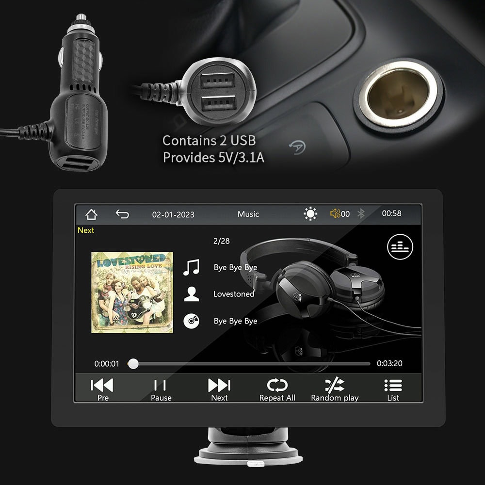 Преносим дисплей за автомобил X5308 13316 | JAR Computers Преносим дисплей за автомобил X5308 13316