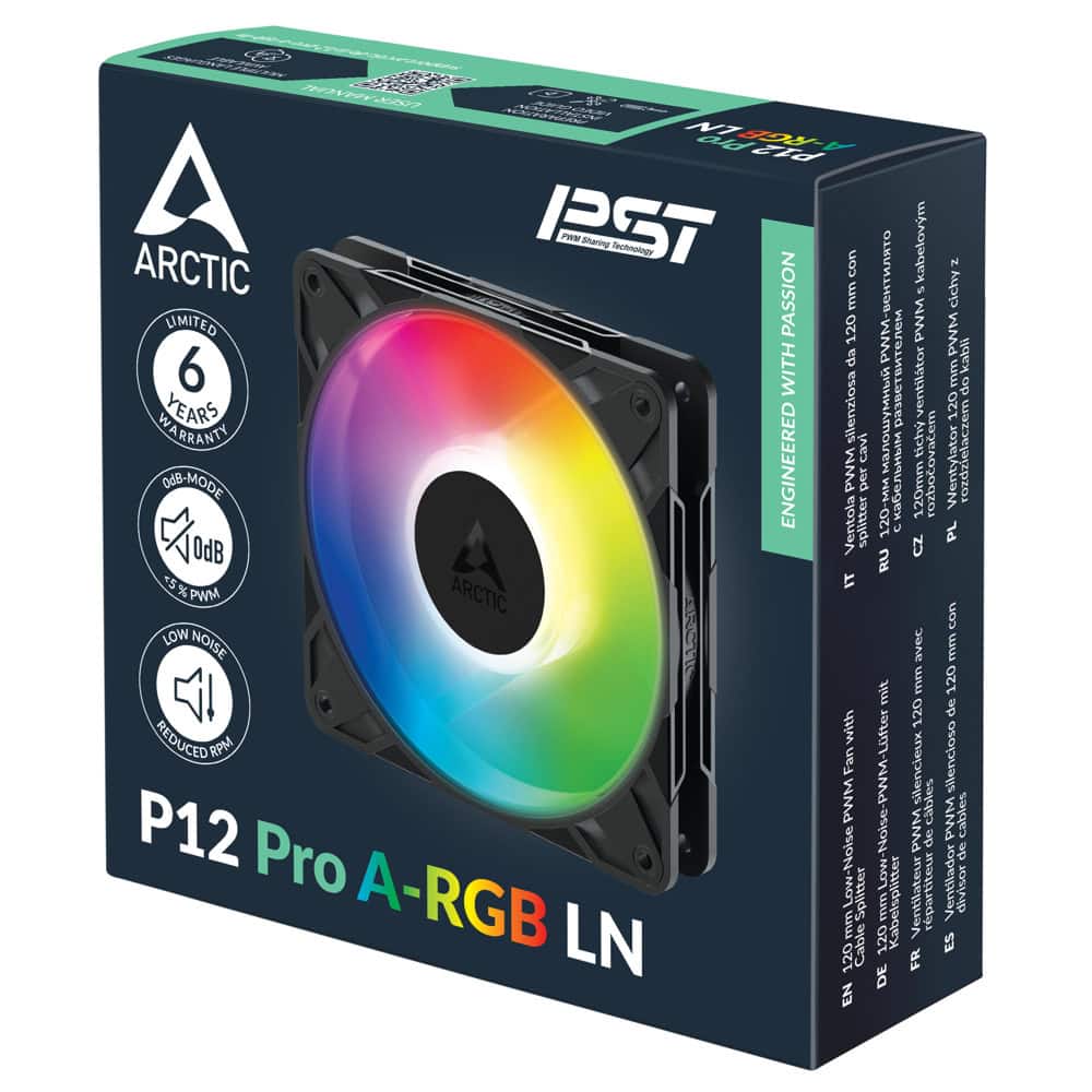 arctic p12 pro a-rgb ln acfan00344a