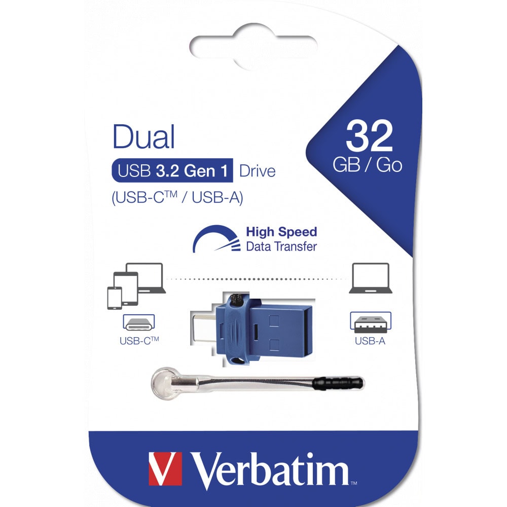 Verbatim 32GB USB Type C Store n Go Dual Drive
