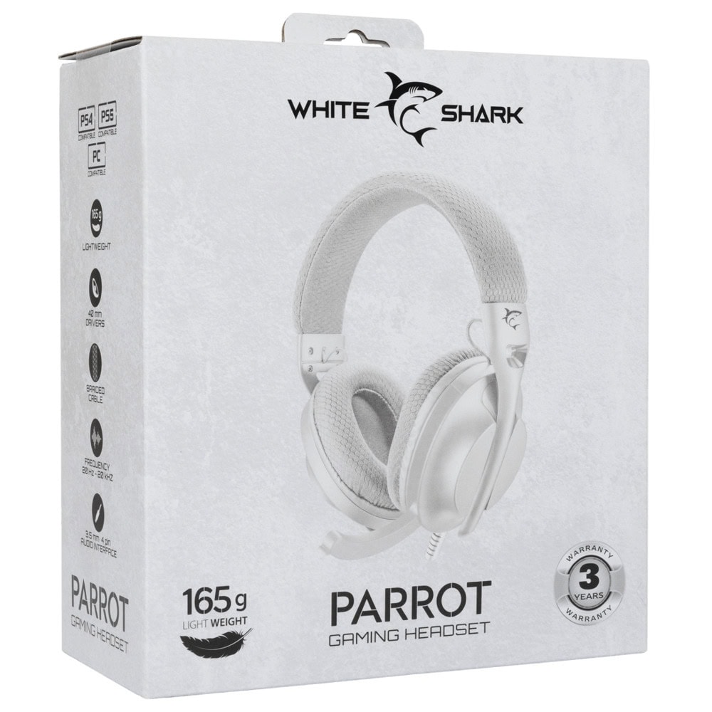 White Shark PARROT White-Grey SBX00275