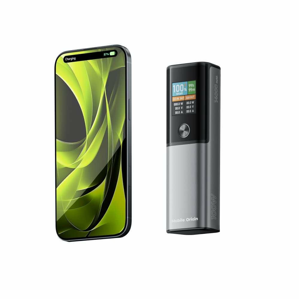 Mobile Origin PB12 Display Power Bank 100W PD