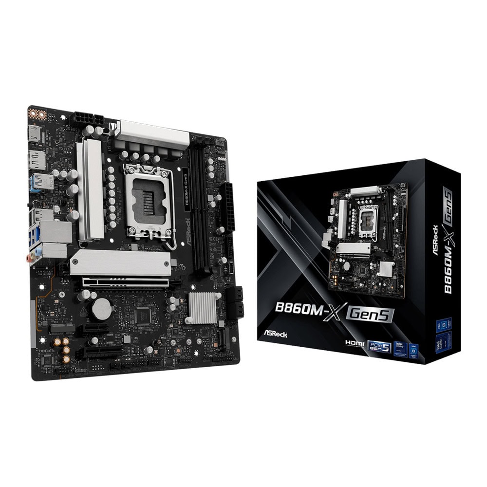 дънна платка asrock b860m-x gen5 90-mxbse-a0uayz | JAR Computers дънна платка asrock b860m-x gen5 90-mxbse-a0uayz