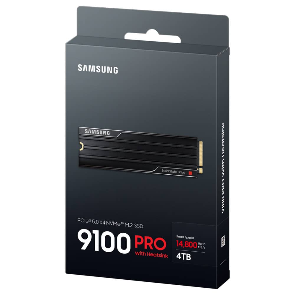 Samsung 9100 PRO 4TB Heatsink MZ-VAP4T0CW