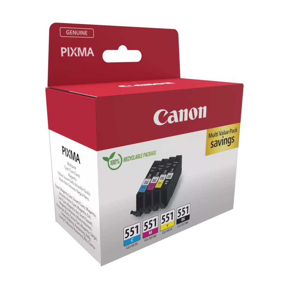 canon cli-551 bk/c/m/y 6509b015aa | JAR Computers canon cli-551 bk/c/m/y 6509b015aa