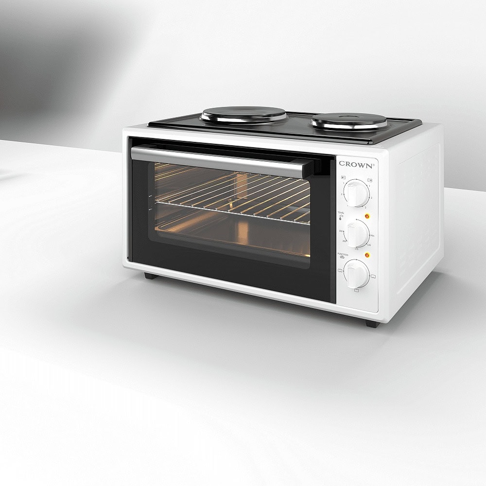 мини готварска печка crown cmo-466wf