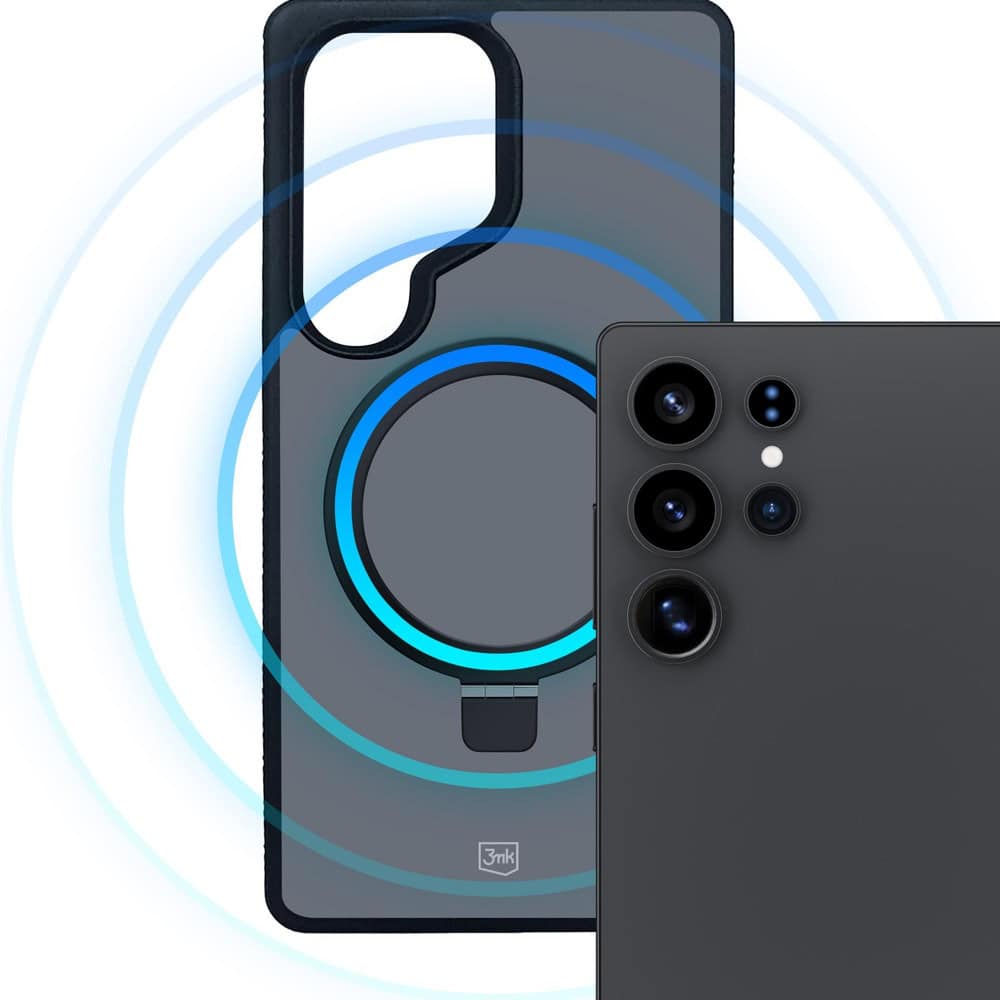 3MK Smoke Case Mag&Stand for Galaxy S25 Ultra