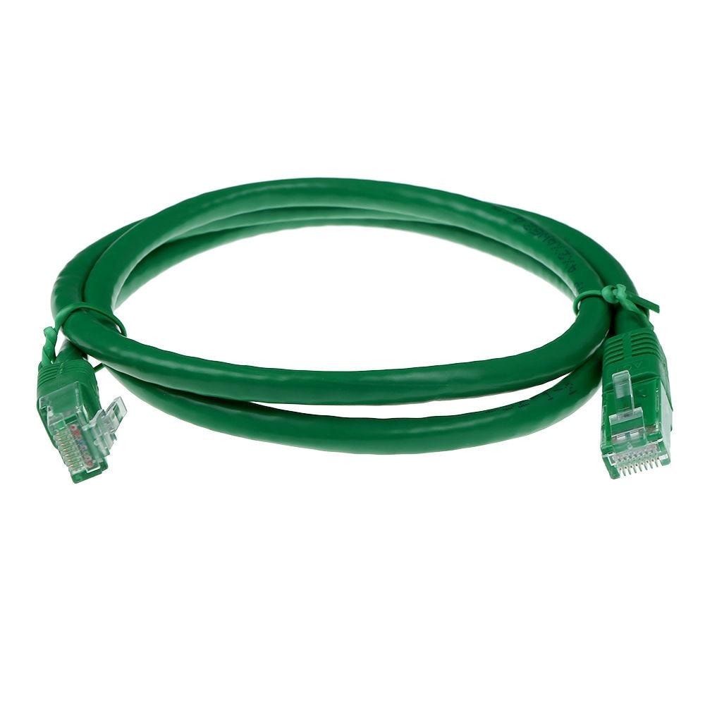 Пач кабел ACT IB8701 U/UTP CAT6 1.0 m зелен bulk