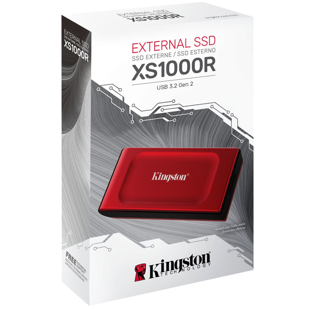 Kingston XS1000 2TB Red SXS1000R/2000G