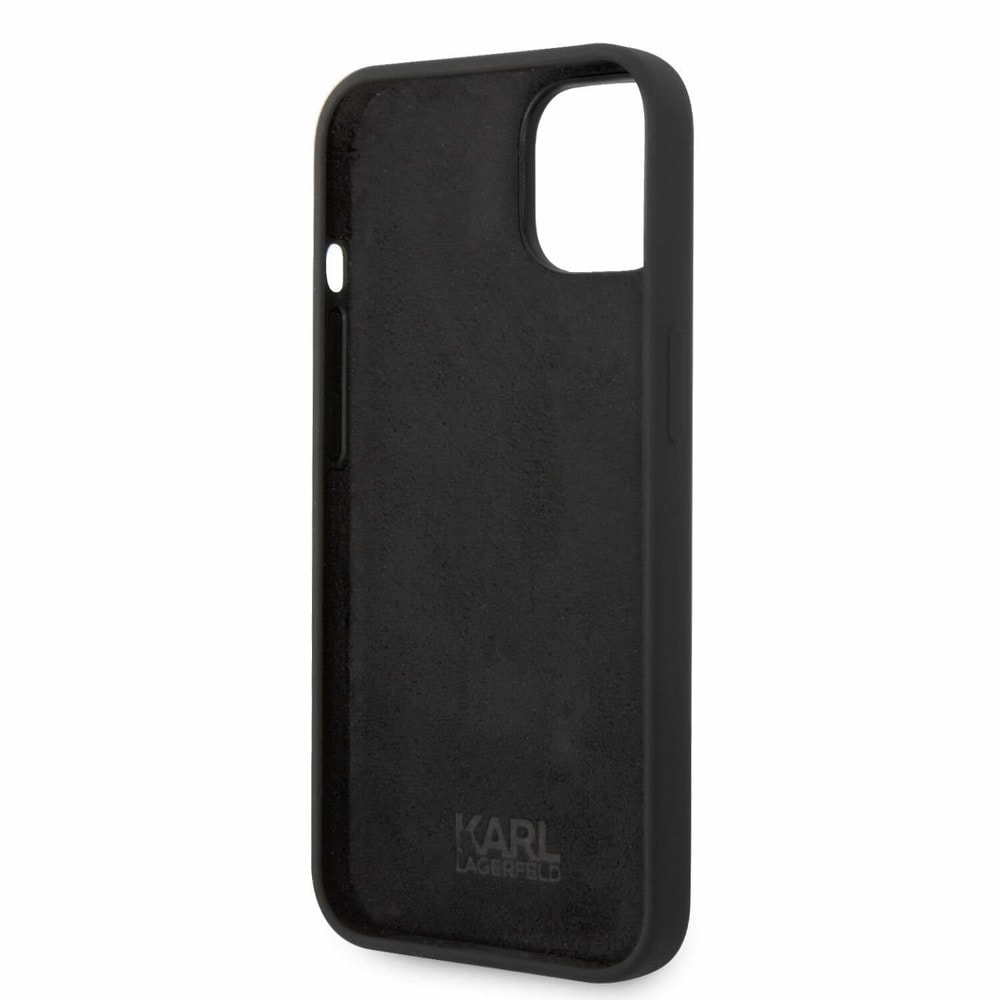 Liquid Silicone Ikonik NFT за iPhone 14 черен