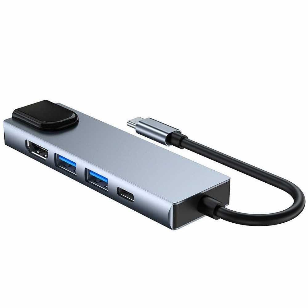 Tech-Protect USB-C Hub 5in1 v3 THP808GRY