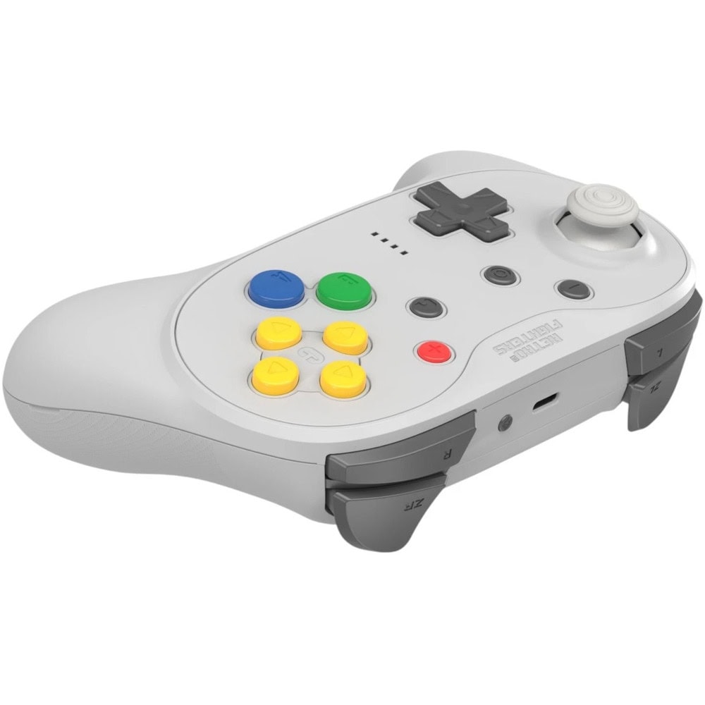 retro fighters brawler64 pro classic grey