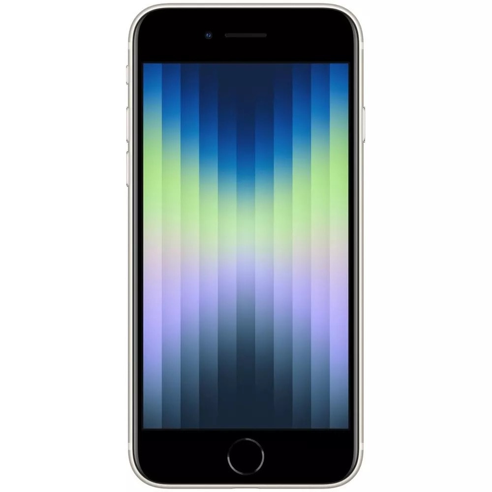 Смартфон Apple iPhone SE 3gen 4 GB 128 GB бял