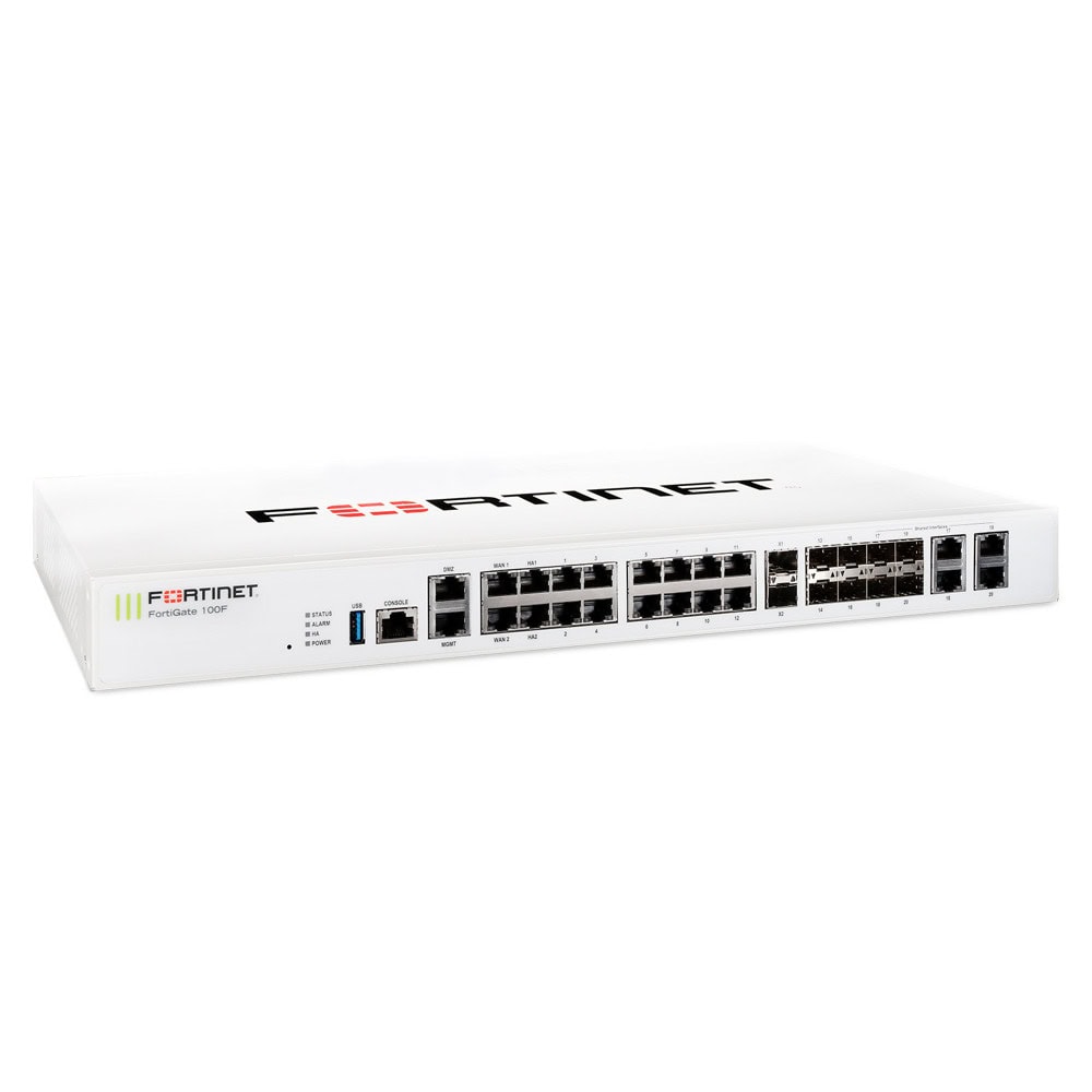 Fortinet FortiGate 100F FG-100F-BDL-950-12 | JAR Computers Fortinet FortiGate 100F FG-100F-BDL-950-12