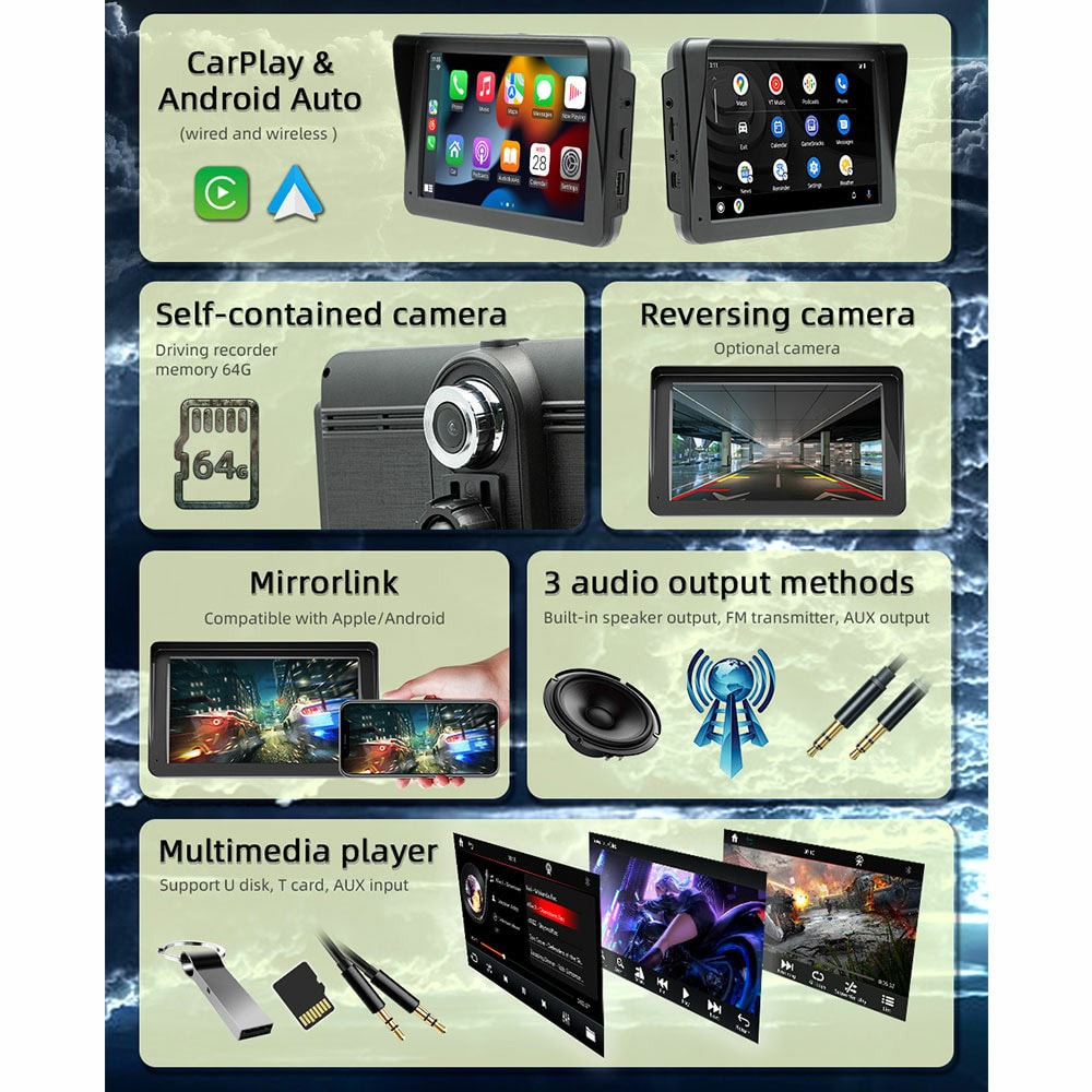 Преносим дисплей за автомобил X5570R 13322