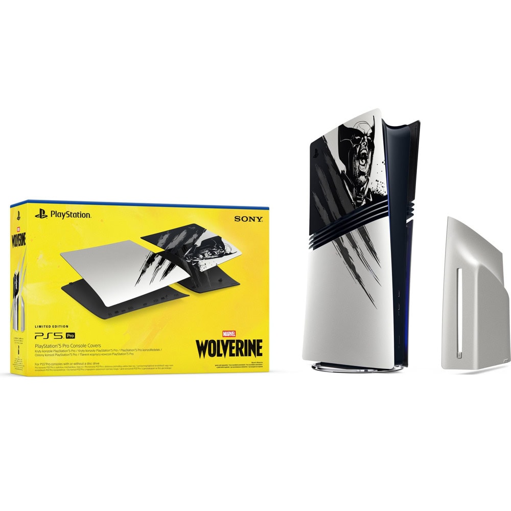 PlayStation 5 Pro Marvels Wolverine Adamantium LE | JAR Computers PlayStation 5 Pro Marvels Wolverine Adamantium LE
