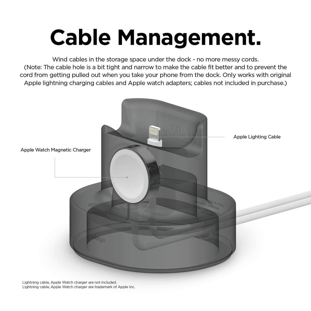 Elago Duo Charging Hub grey EST-DUO-DGY