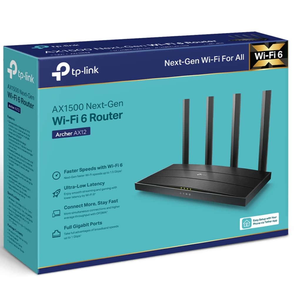 TP-Link Archer AX12 Разопакован продукт