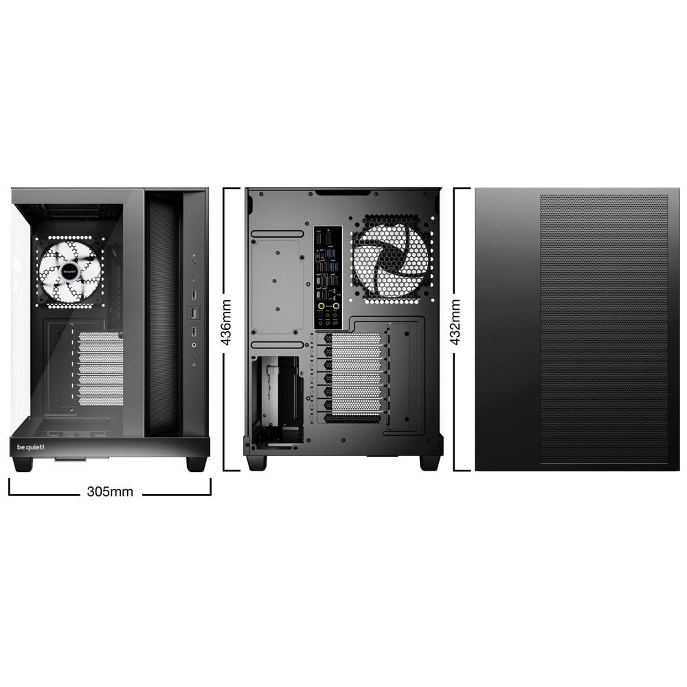 be quiet! Light Base 500 LX Black BGW85 | JAR Computers be quiet! Light Base 500 LX Black BGW85