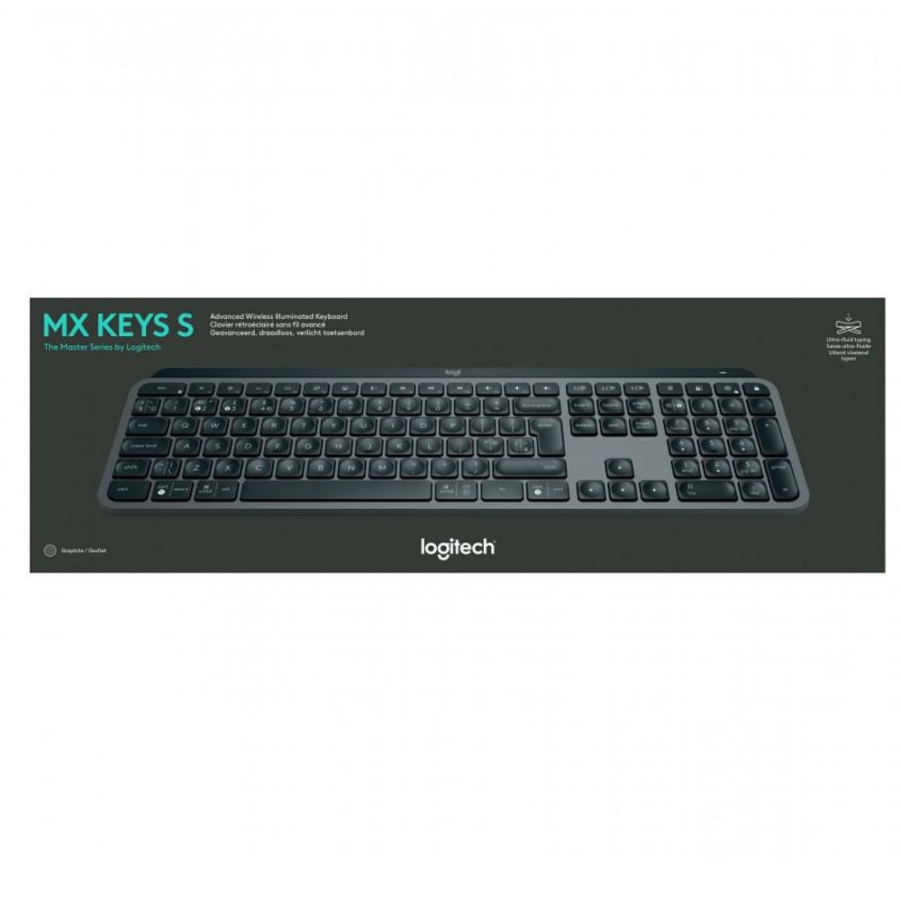 Logitech MX Keys S GRAPHITE Нарушена опаковка