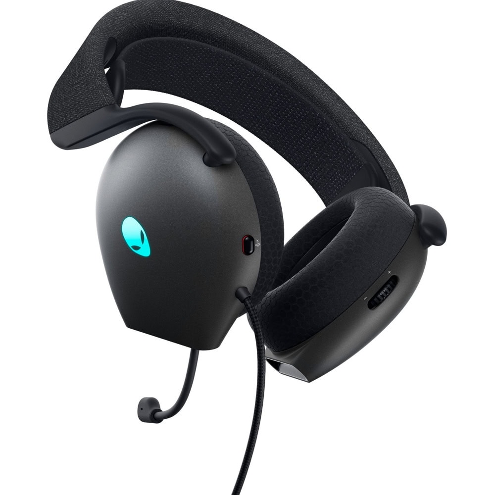 слушалки alienware aw520h dark черни