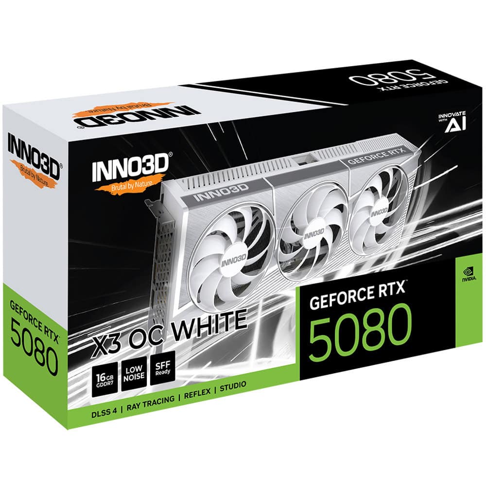 Inno3D GeForce RTX 5080 X3 OC WHITE N50803-16D7X-1