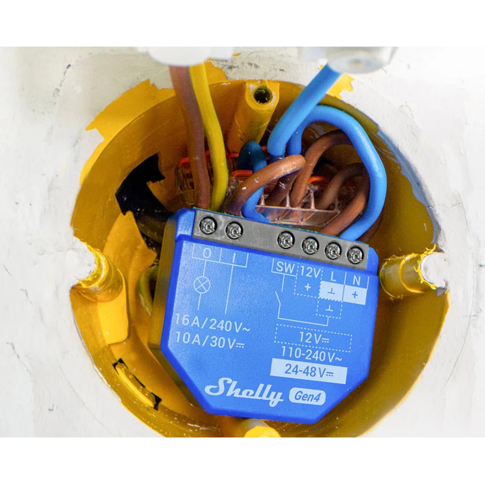 Shelly 1 Gen4 Single S4SW-001X16EU | JAR Computers Shelly 1 Gen4 Single S4SW-001X16EU