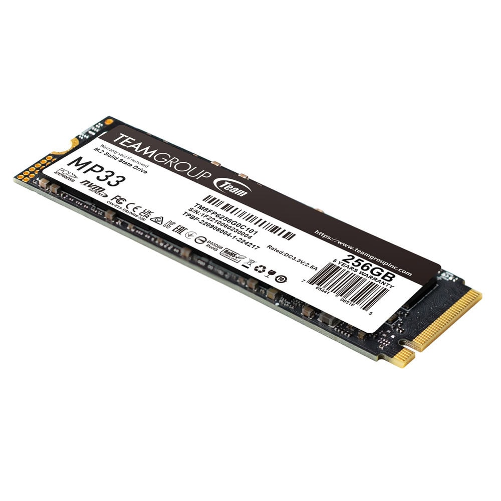 Team Group MP33, M.2 2280 256GB PCI-e 3.0 x4 NVMe