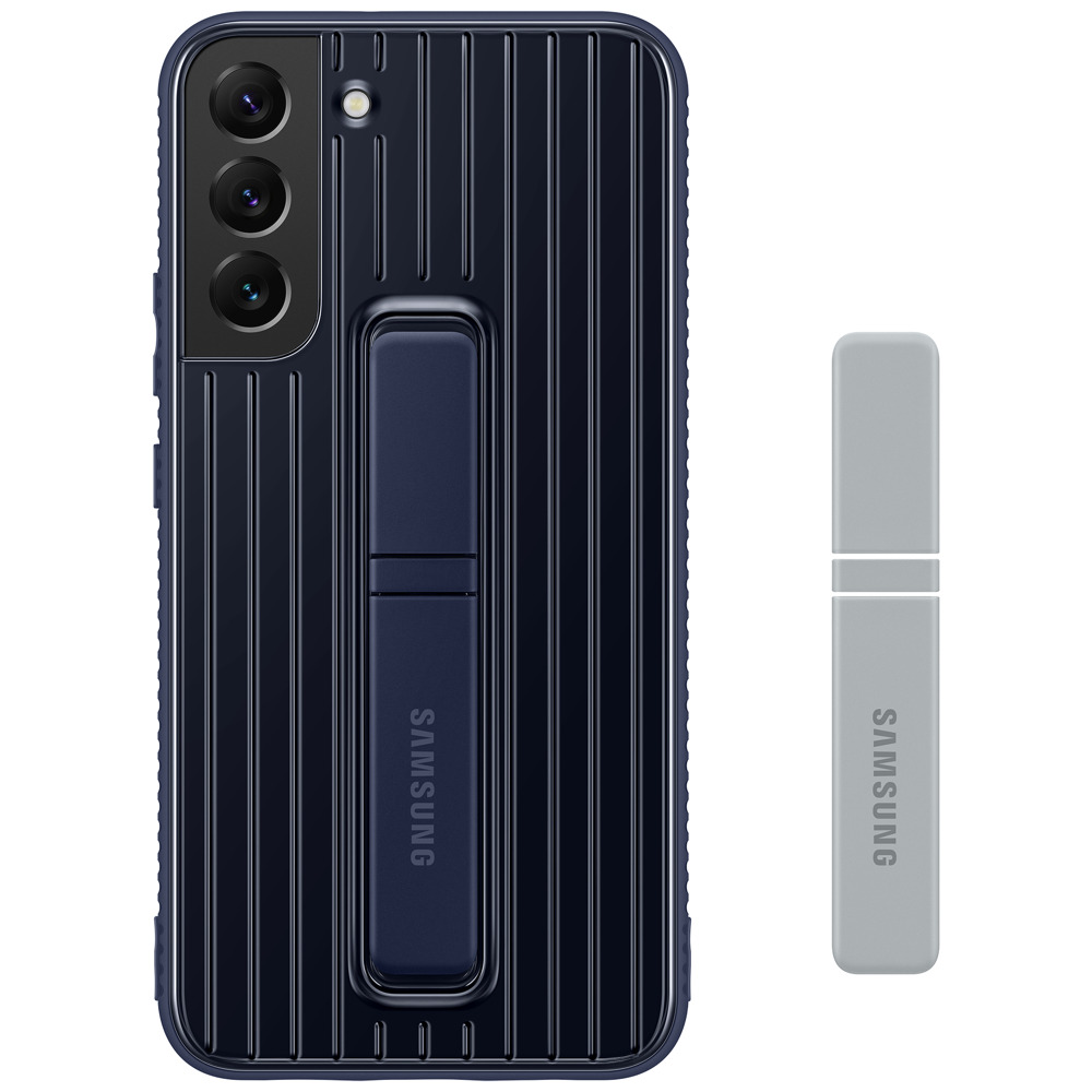 Samsung S22+ Protective Standing Cover Navy