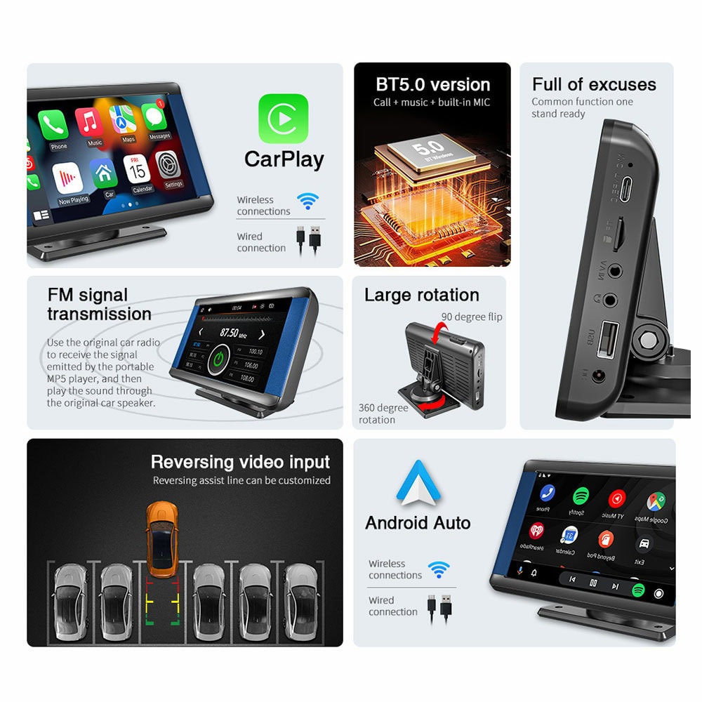 Преносим дисплей за автомобил X300L 13314 | JAR Computers Преносим дисплей за автомобил X300L 13314