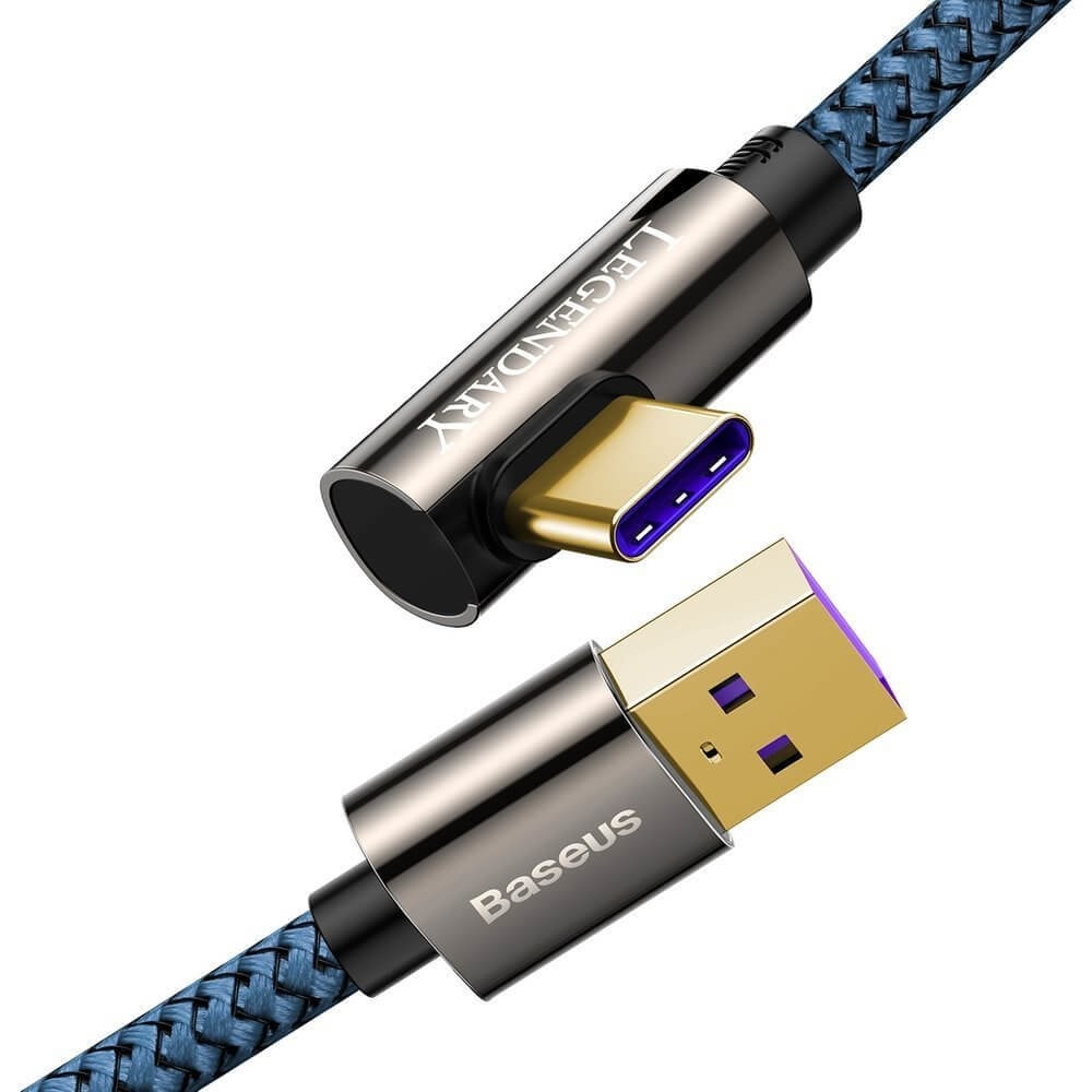 Кабел Elbow USB to USB-C PD 2.0