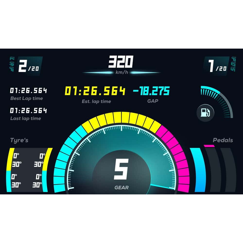 MOZA RM Digital Dashboard RS05