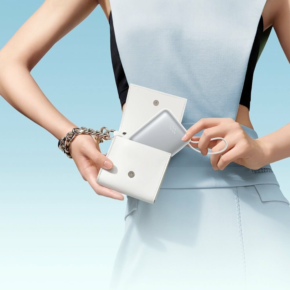 joyroom jr-pbf27 power bank 22.5w 10000mah бял