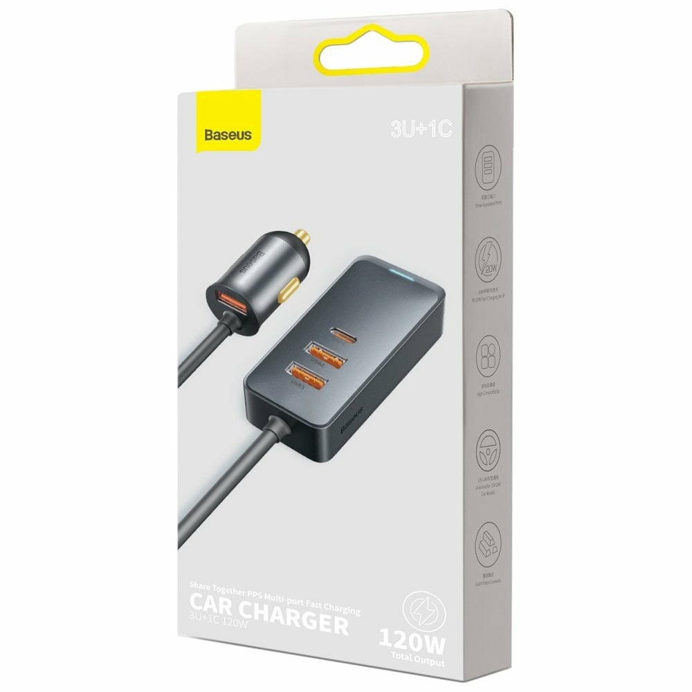 Baseus Share Together Car Charger CCBT-B0G