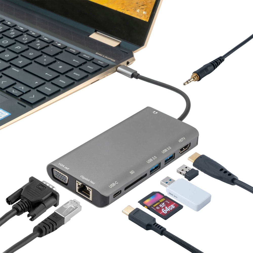 4smarts 8in1 4K USB-C Hub 4S468678