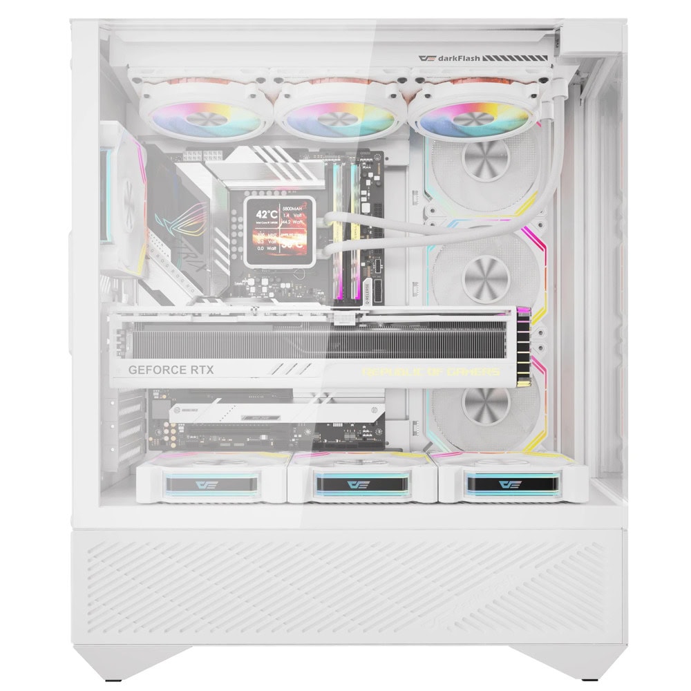 кутия darkflash dy460 white | JAR Computers кутия darkflash dy460 white