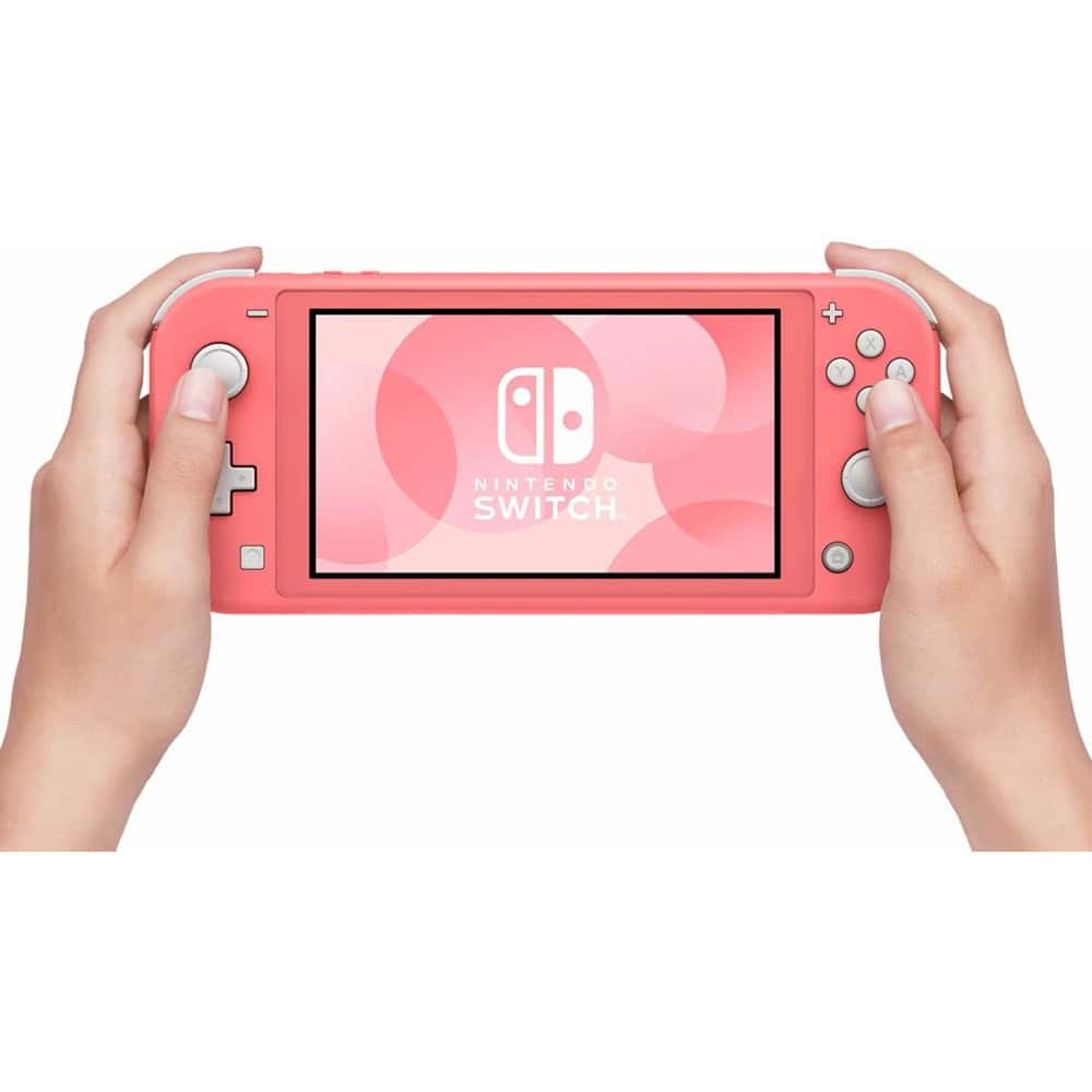 Nintendo Switch Lite Coral + Animal Crossing New H
