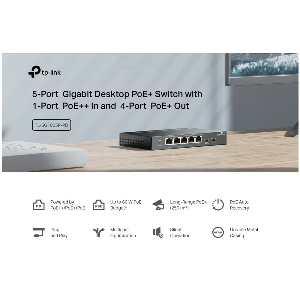 TP-Link TL-SG1005P-PD