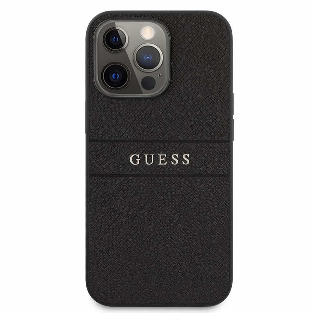 Guess Saffiano PU Leather Hard GUHCP13LPSASBBK