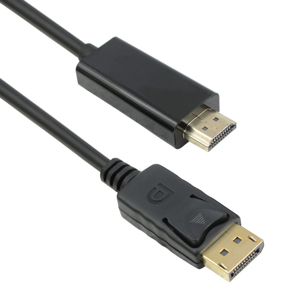 DP(м) to HDMI(м) 1.8m черен 18273