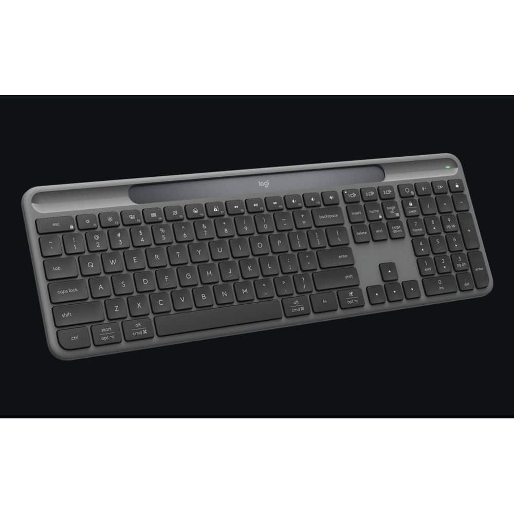 logitech slim solar plus сива