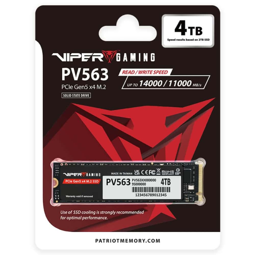 Patriot Viper PV563 PV563P4TBM28H | JAR Computers Patriot Viper PV563 PV563P4TBM28H