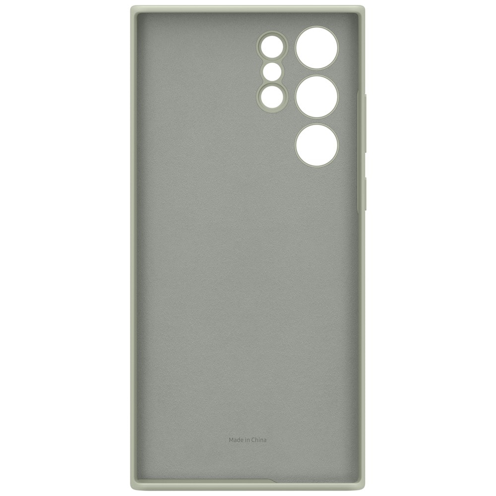 Samsung S22 Ultra S908 Silicone Cover Olive Green