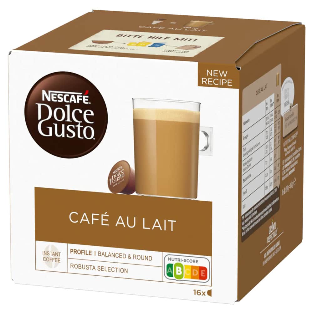 Nescafe CAFE AU LAIT 16 напитки 124837