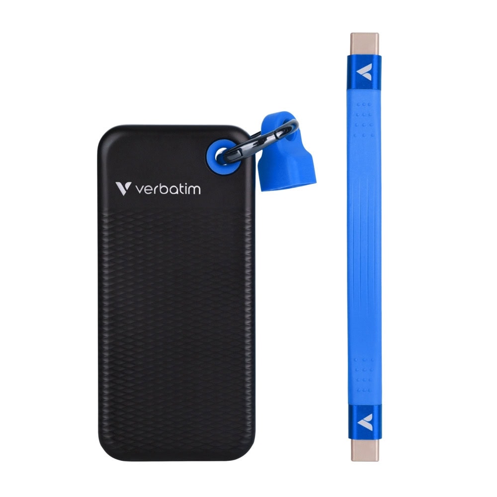 verbatim pocket ssd usb 3.2 gen 2 512gb black/blue | JAR Computers verbatim pocket ssd usb 3.2 gen 2 512gb black/blue