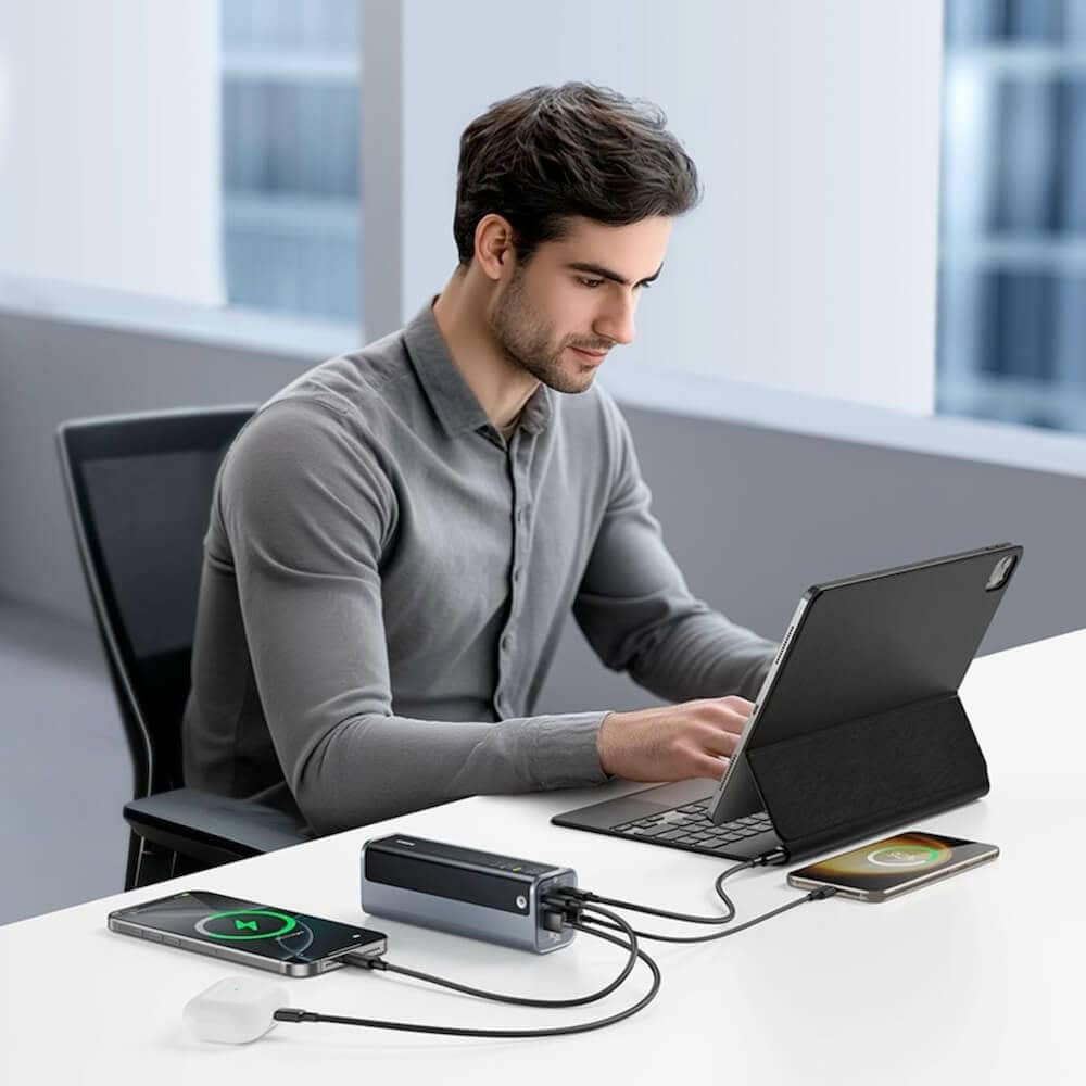 baseus energeek gp12 power bank тъмносив