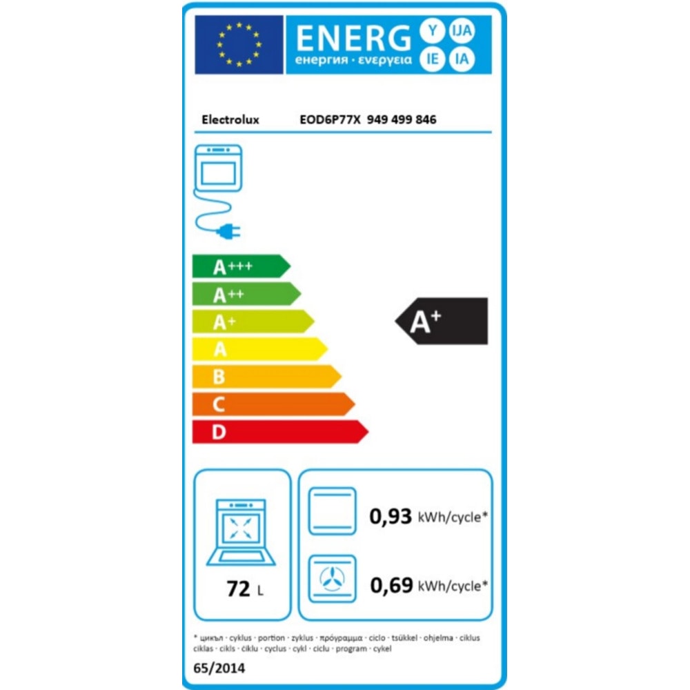 Фурна за вграждане Electrolux EOD6P77X