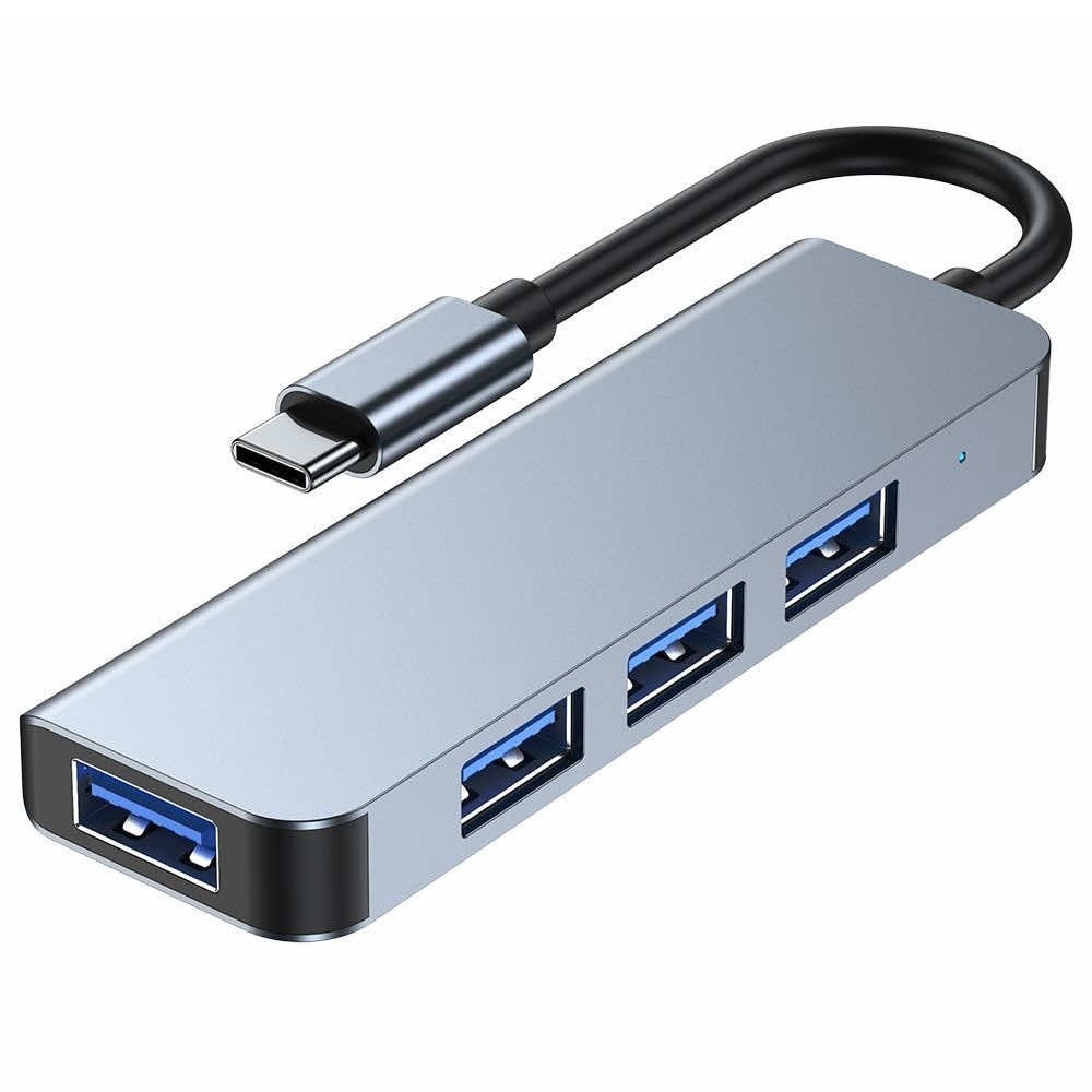 Tech-Protect USB-C Hub 4in1 v1 THP811GRY