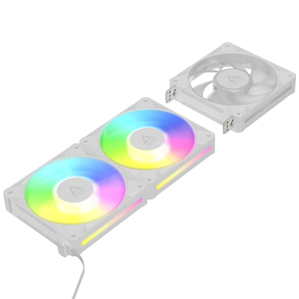 arctic bionix p12 a-rgb 3-pack white acfan00338a