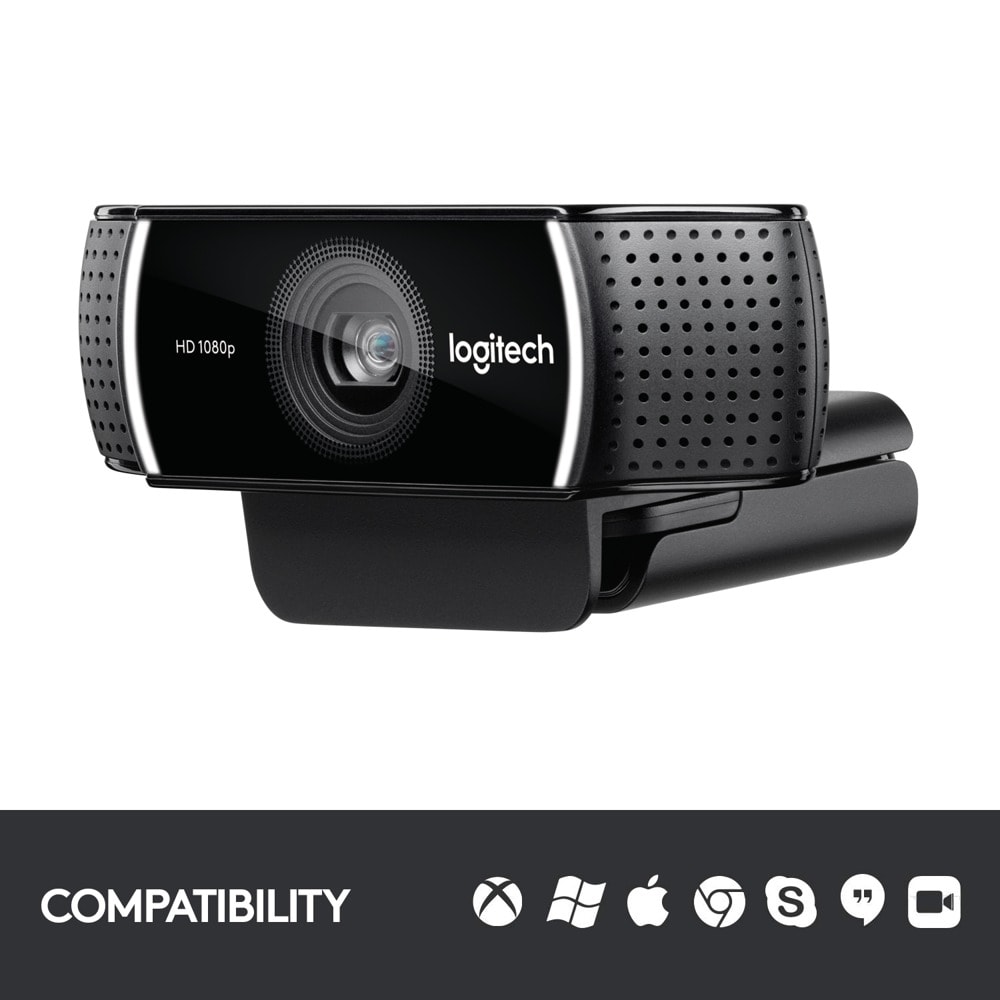 Logitech C922 Pro Stream Webcam (Разопакован) | JAR Computers Logitech C922 Pro Stream Webcam (Разопакован)
