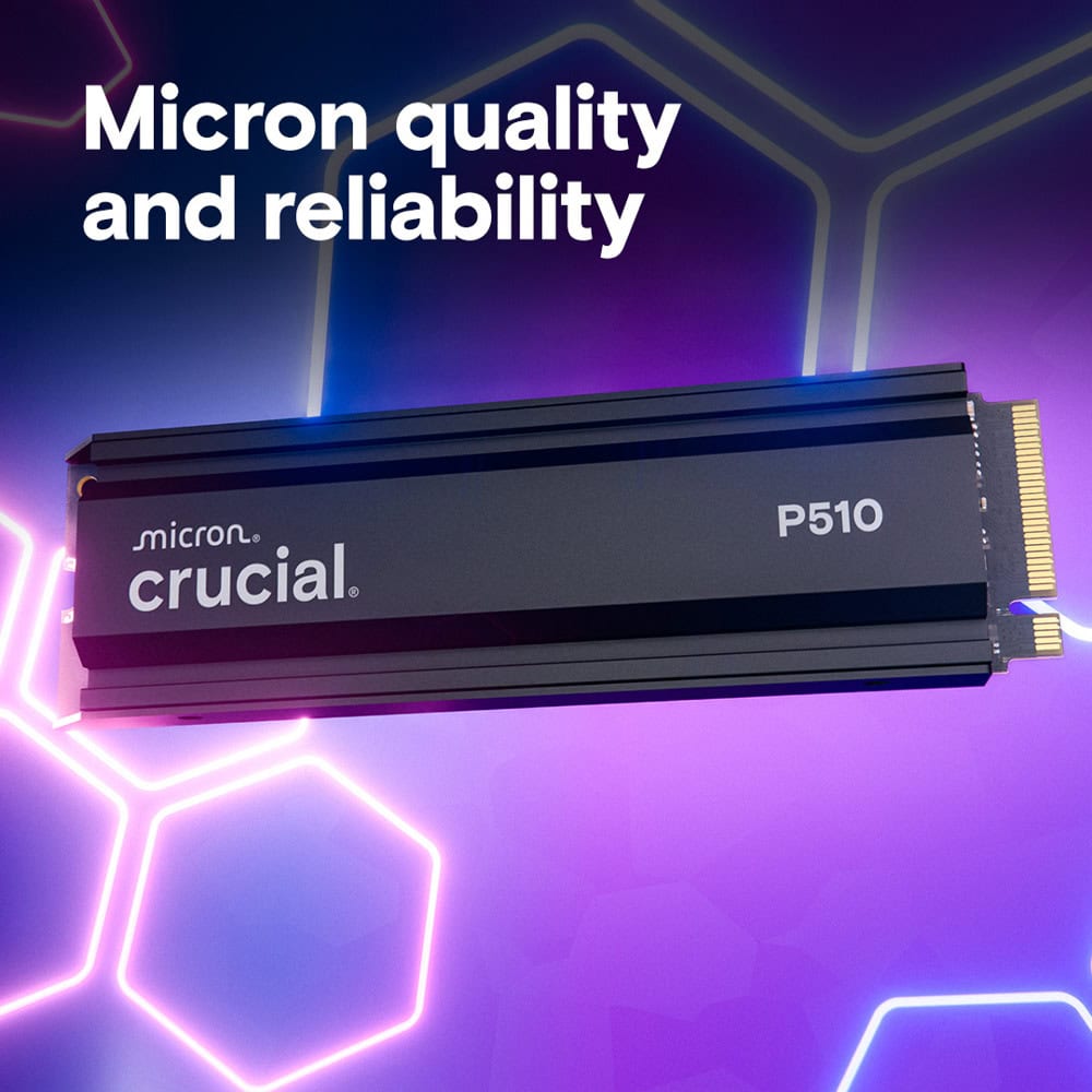 Crucial P510 with heatsink CT1000P510SSD5